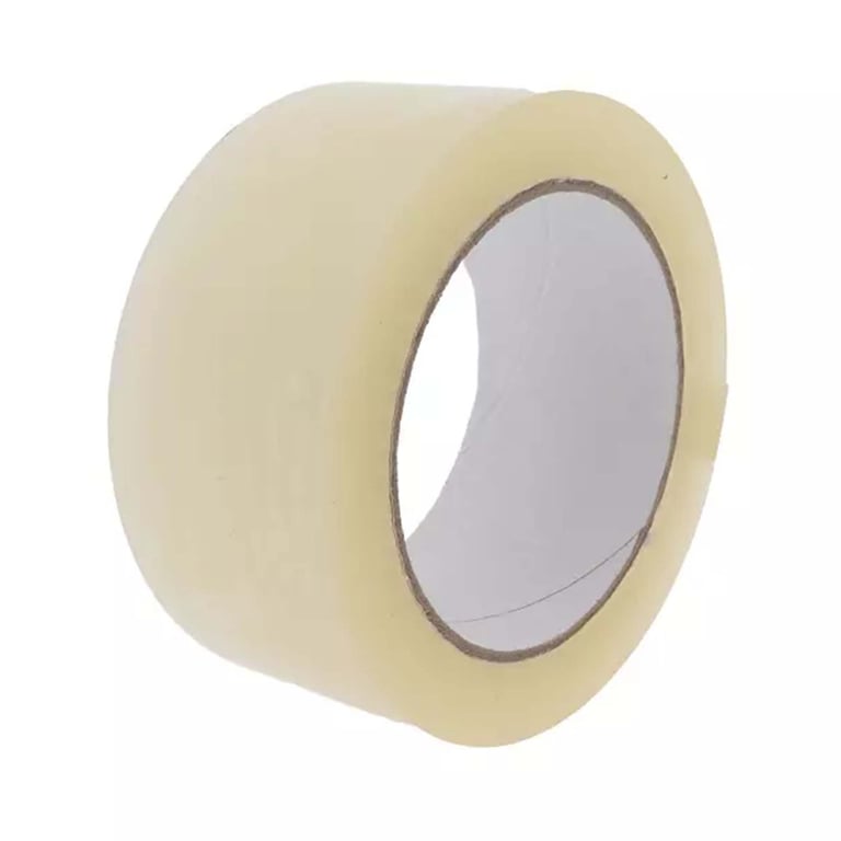 PP Solvent tape low noise 48mmx66mtr transparant 35my