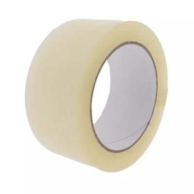 PP Solvent tape 35my transparant low noise 48mm x 66mtr