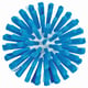 Vikan wormhuisborstelkop blauw 