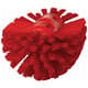 Vikan tankborstel 130x205mm medium rood
