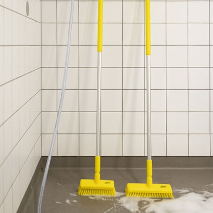 Vikan luiwagen hard hygiënisch geel