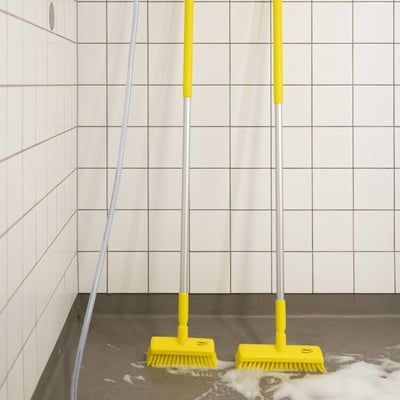 Vikan luiwagen hard hygiënisch geel