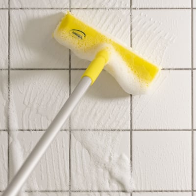 Vikan luiwagen hard hygiënisch geel