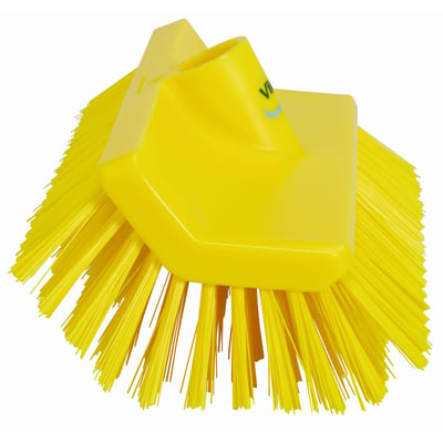 Vikan hoekschrobber polyester hygienisch geel