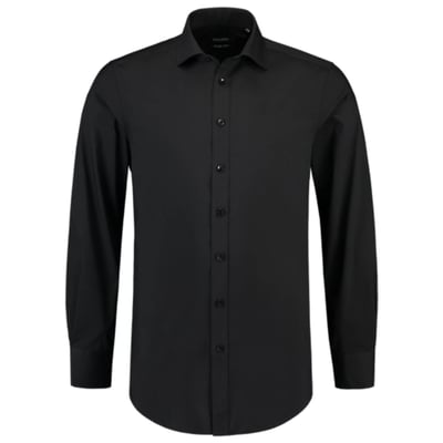 Tricorp Workwear slim fit werkoverhemd stretch zwart 37/5
