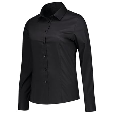 Tricorp Workwear dames blouse stretch zwart maat 36