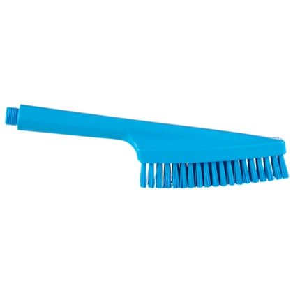 Vikan handborstel hard met watertoevoer 330mm blauw