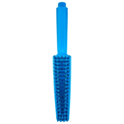 Vikan handborstel hard met watertoevoer 330mm blauw