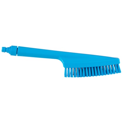 Vikan handborstel hard met watertoevoer 330mm blauw