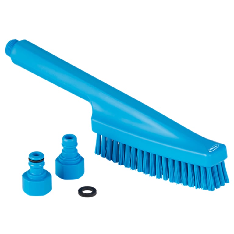 Vikan handborstel hard met watertoevoer 330mm