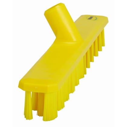 Vikan harde vloerschrobber 40cm geel Ultra Safe Technology