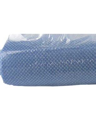 CaluClean wisdoeken viscose 65x25cm  blauw 100st