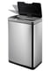 Afvalbak Mirage Sensor 45ltr mat RVS zwart 