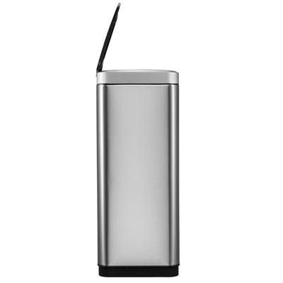 Afvalbak Mirage Sensor 45ltr mat RVS zwart