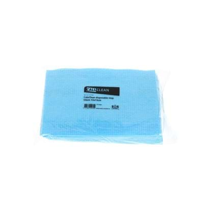 CALU TTS disposable mop 43x13cm blauw 10st