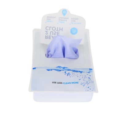 CALU TTS geïmpregneerde microvezeldoeken  disposable 40x30cm blauw 20st
