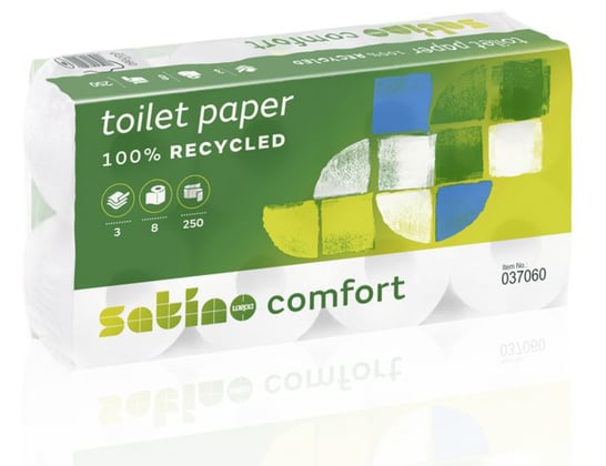 Satino comfort toiletpapier wit 3lgs 72x250vel