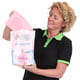 Wet2Go disposable microvezeldoek roze 40x30cm 20st