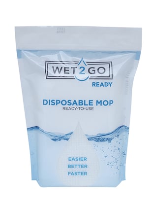 Wet2Go disposable microvezelmop 42x13cm 12st 