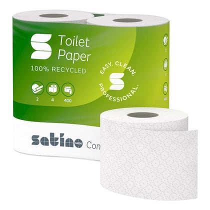 Satino toiletpapier tissue FSC wit 2-lgs 40rol 400vel