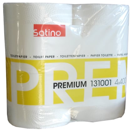 Satino toiletpapier Supertissue wit cellulose 2-lgs 40rol 400vel