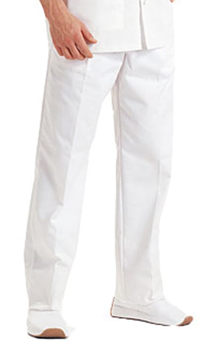 Haen herenbroek Peter wit polyester/katoen
