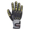 Portwest anti impact snijbestendige handschoenen grijs/zwart maat S
