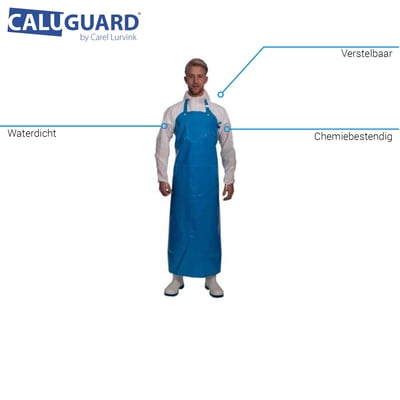 CaluGuard Comfort schort 900x1280mm blauw TPU