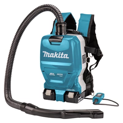 Makita DVC261TX22 rugstofzuiger  inclusief duo snellader en 2 accu's