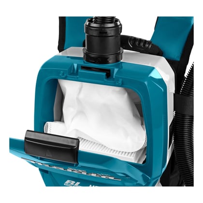 Makita DVC261TX22 rugstofzuiger  inclusief duo snellader en 2 accu's 