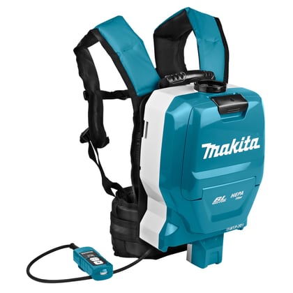 Makita DVC261TX22 rugstofzuiger  inclusief duo snellader en 2 accu's 