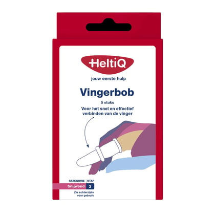 HeltiQ vingerbob wit 5st 