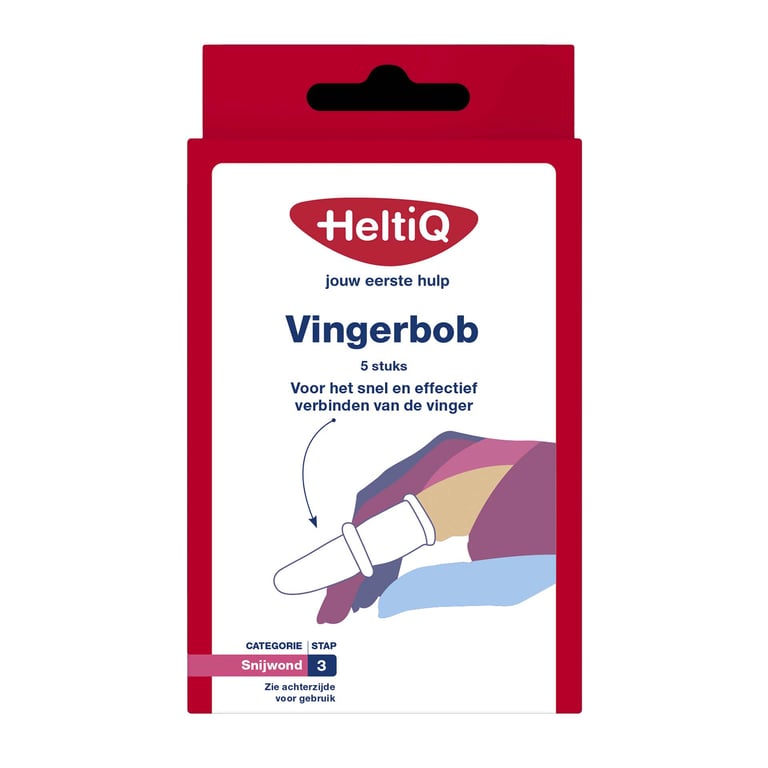 HeltiQ vingerbob wit 5st