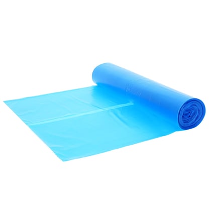 Afvalzak 58x100cm blauw HDPE T23 25st 