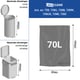 Afvalzak 58x100cm  geel HDPE T23 25st