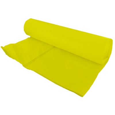Afvalzak 58x100cm  geel HDPE T23 25st