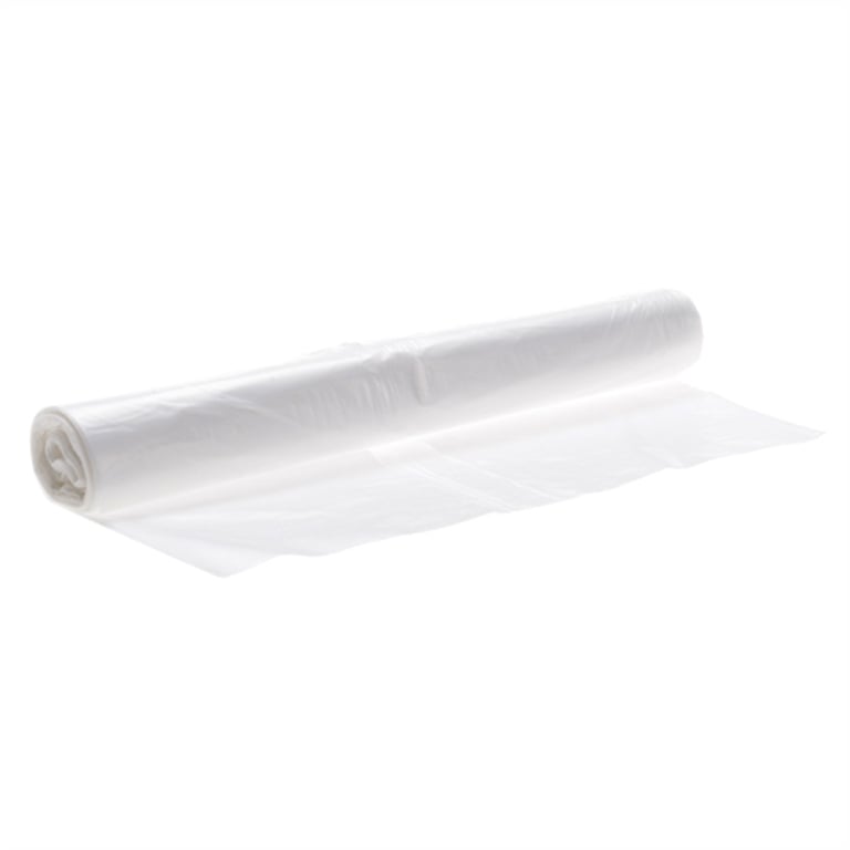 Plastic zakken 80x100cm T25 transparant 20st HDPE