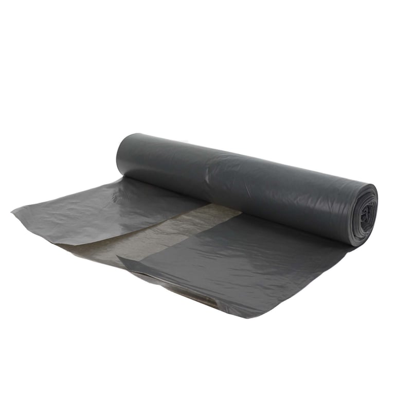 Afvalzak 70x110cm grijs LDPE T100 15st