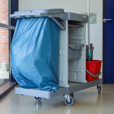 CaluClean afvalzak 70x110cm  blauw LDPE T60 20st