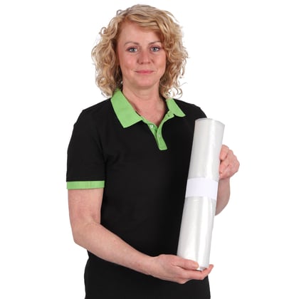 CaluClean afvalzak 70x110cm transparant LDPE T50 25st