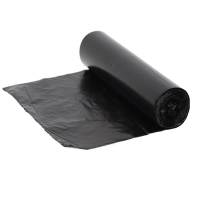 CaluClean afvalzak 63x70cm zwart HDPE T15 25st