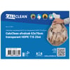 CaluClean afvalzak 63x70cm transparant HDPE T15 25st