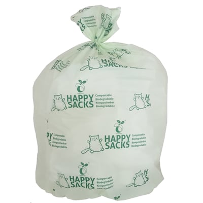 Afvalzak 70x110cm biologisch afbreekbaar T18 120ltr 10st