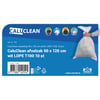 CaluClean afvalzak 90x120cm wit LDPE T100 10st 