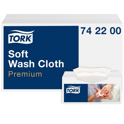 Tork zachte wasdoek 1-lgs XL wit 135st  