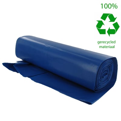 CaluClean afvalzak 60x110cm blauw LDPE T70 20st