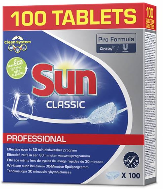 Sun Pro Formula vaatwastabletten classic 100st