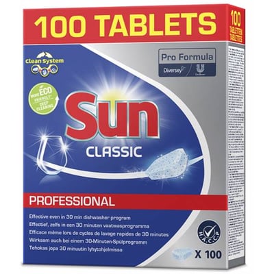 Sun tablets Pro Formula Classic vaatwastabletten  100st