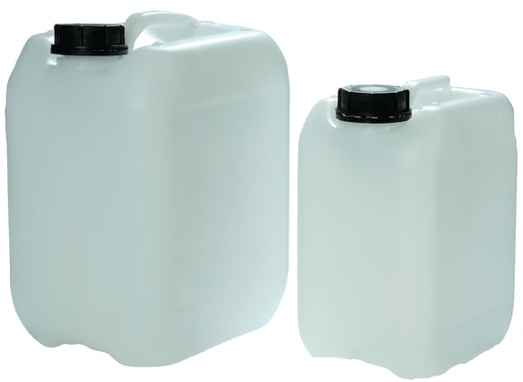 Jerrycan 5ltr transparant din51 inclusief dop 