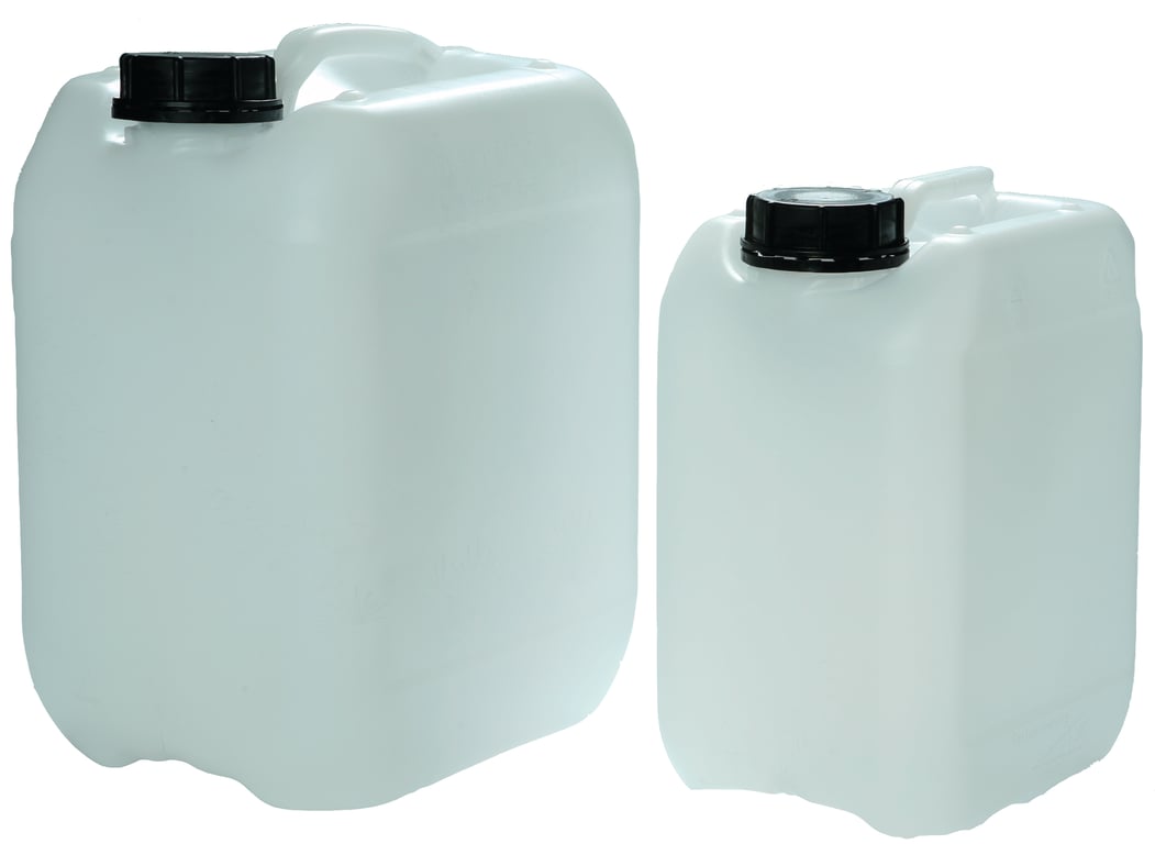Jerrycan transparant met verzegelbare dop UN